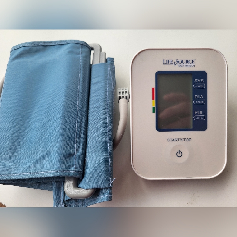LifeSource Blood Pressure Monitor with Blue Cuff